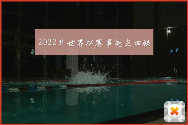 2022年世界杯赛事亮点回顾